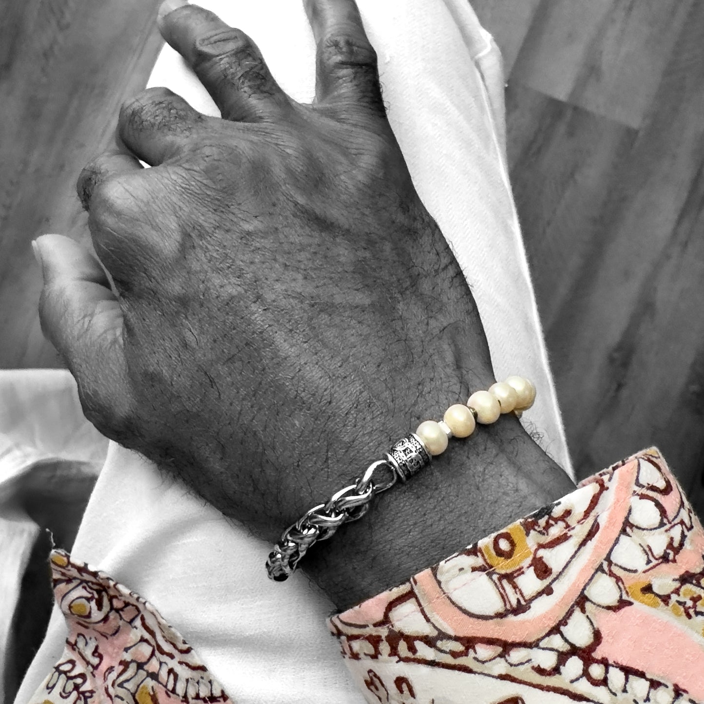 Pearl Bracelet Mens