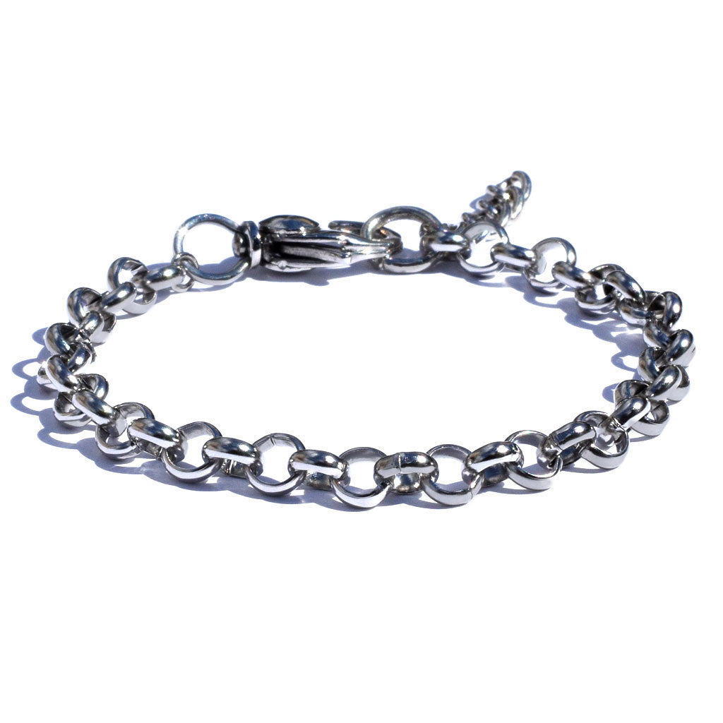 Stainless Steel Rolo Chain Bracelet