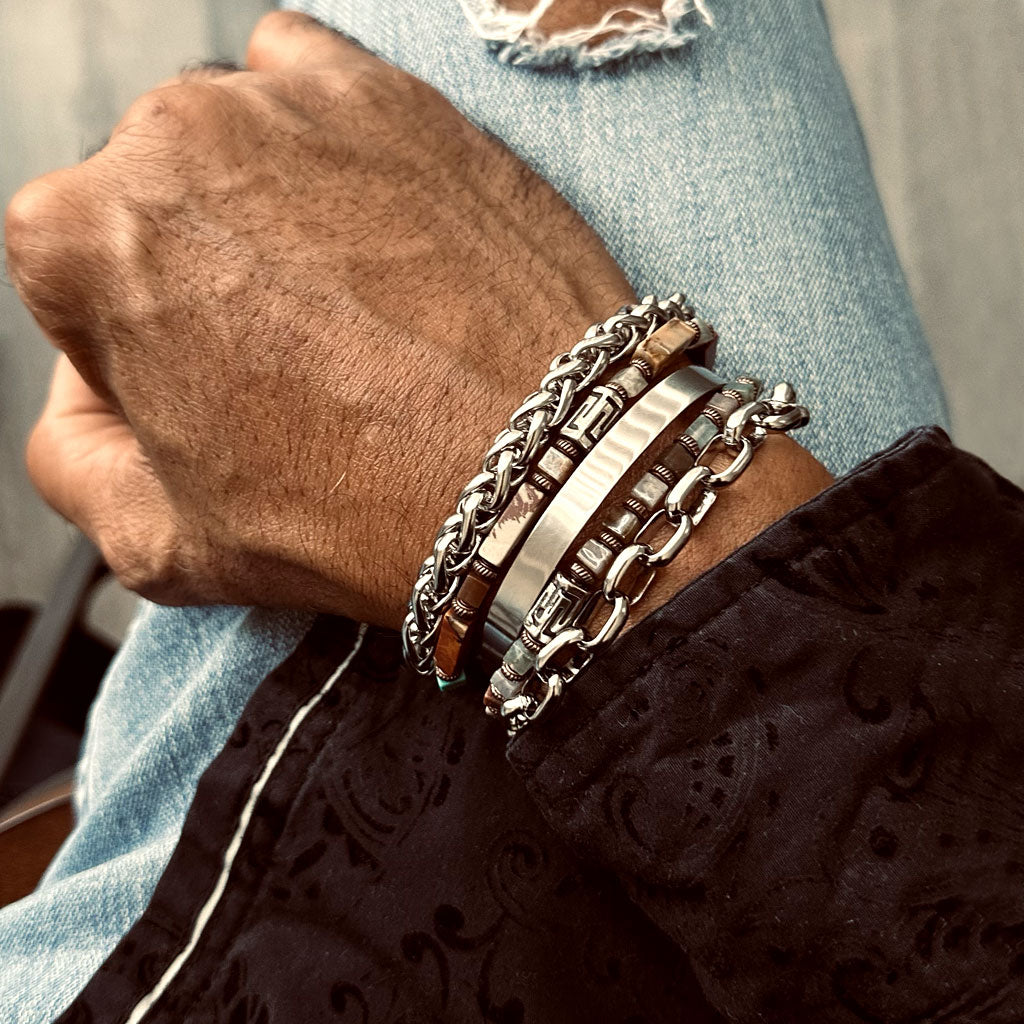 Jasper Spiritual Beaded Bracelet