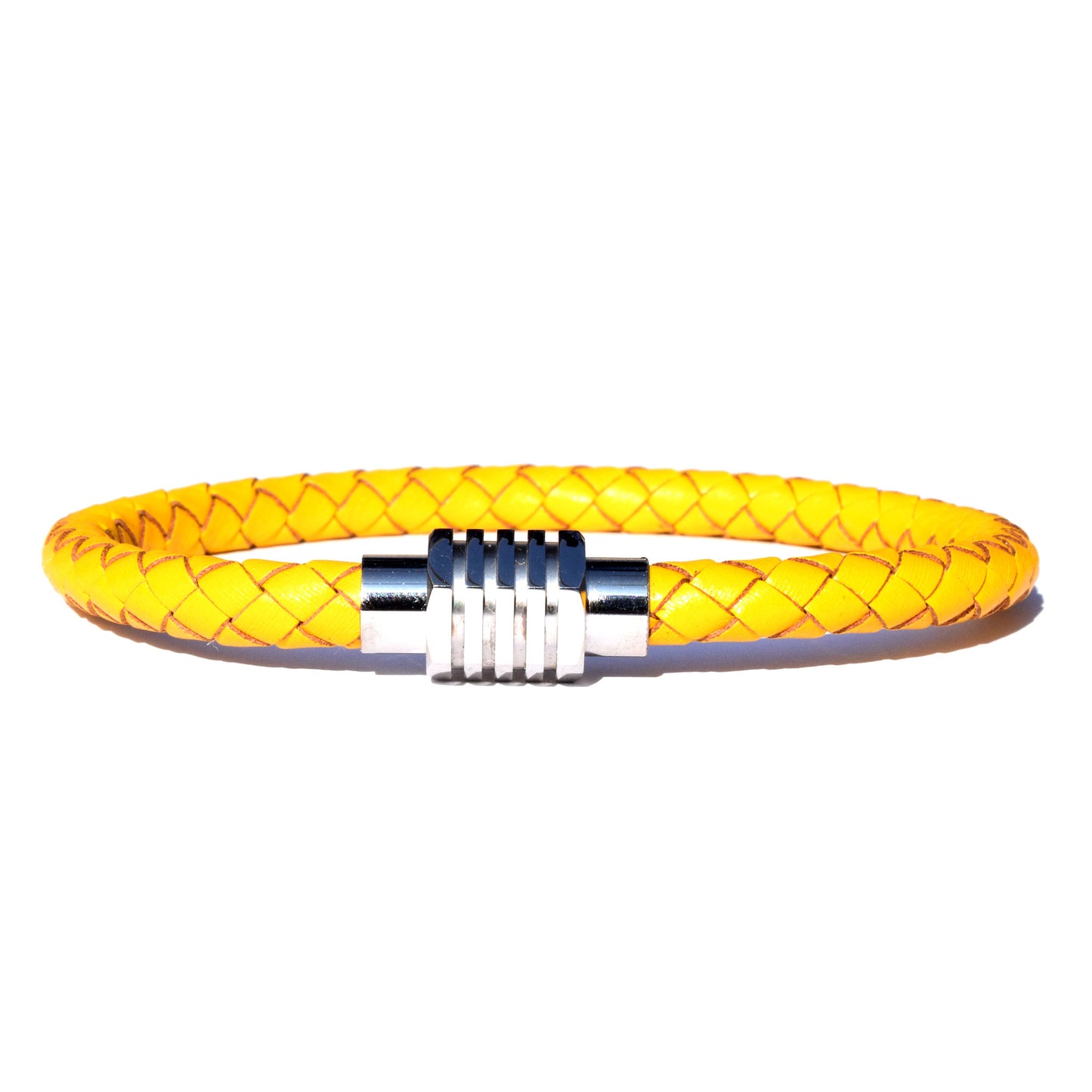 Yellow Leather Cord Bracelet