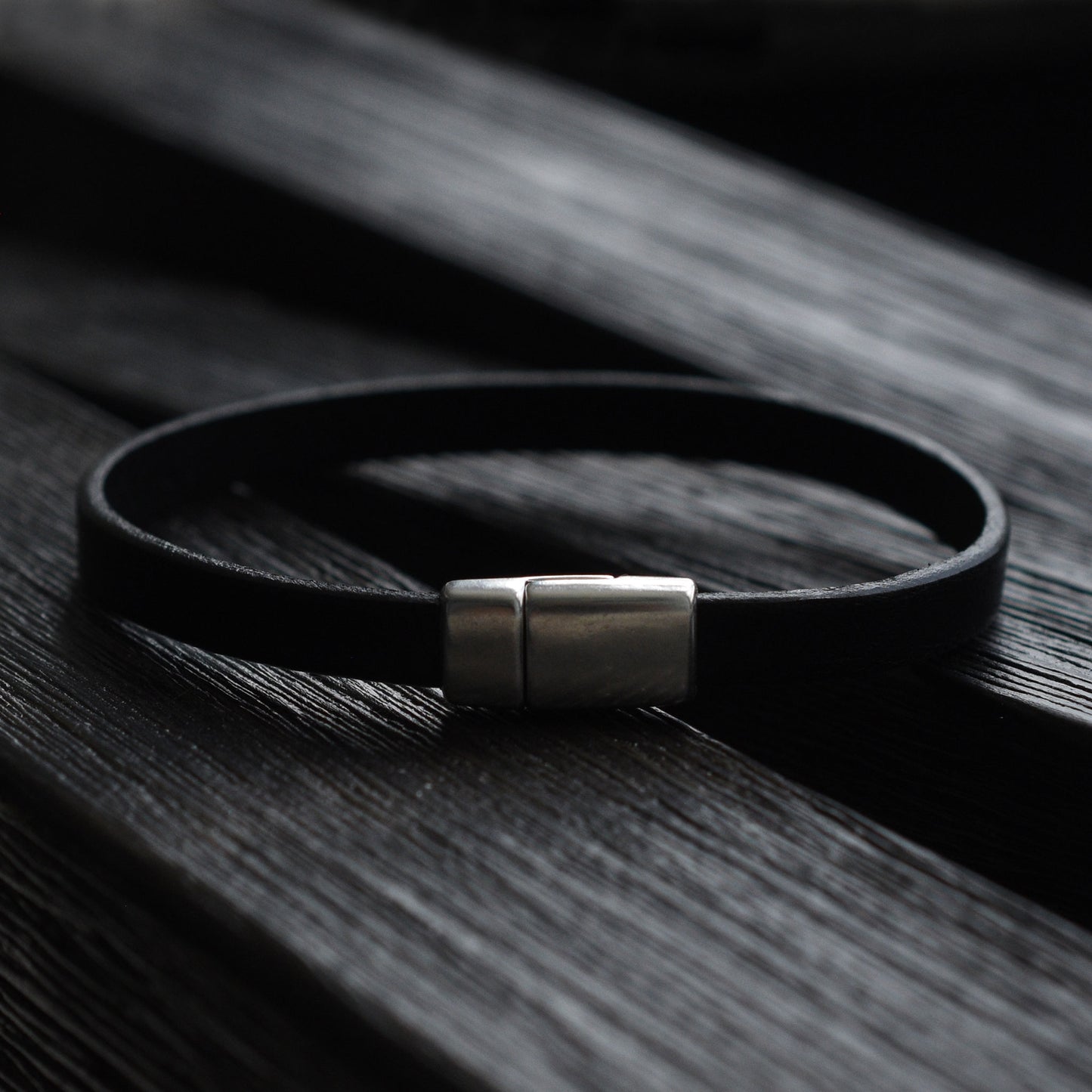 Leather Black Bracelet