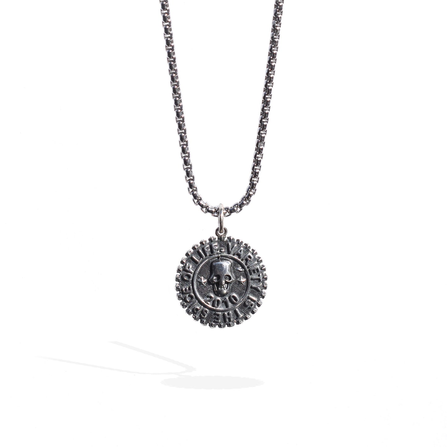 Sterling Silver Skull Necklace