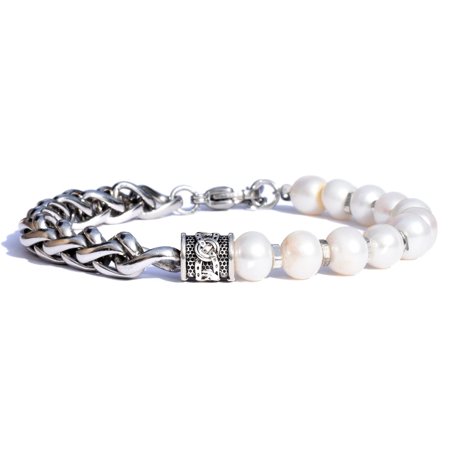 Pearl Beaded Chain Bracelet