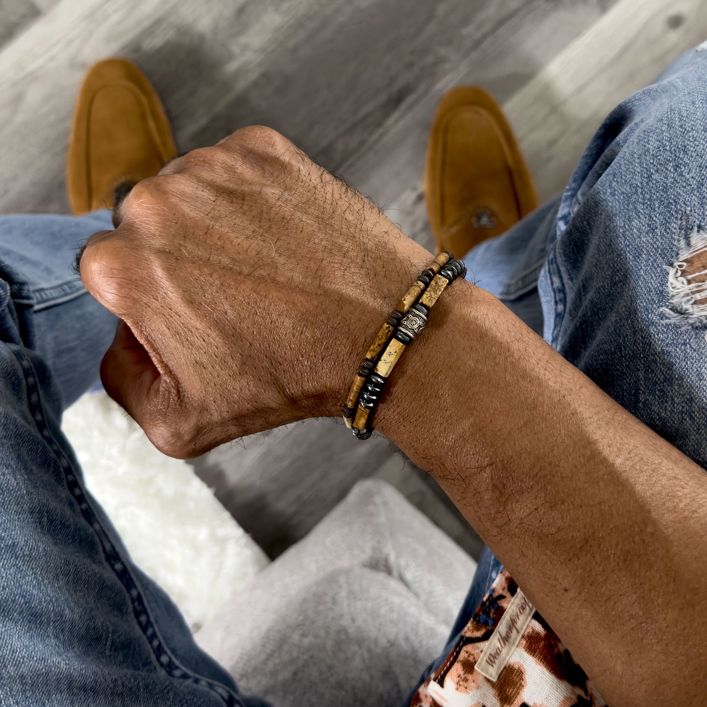 Exotic Jasper Beaded Bracelet