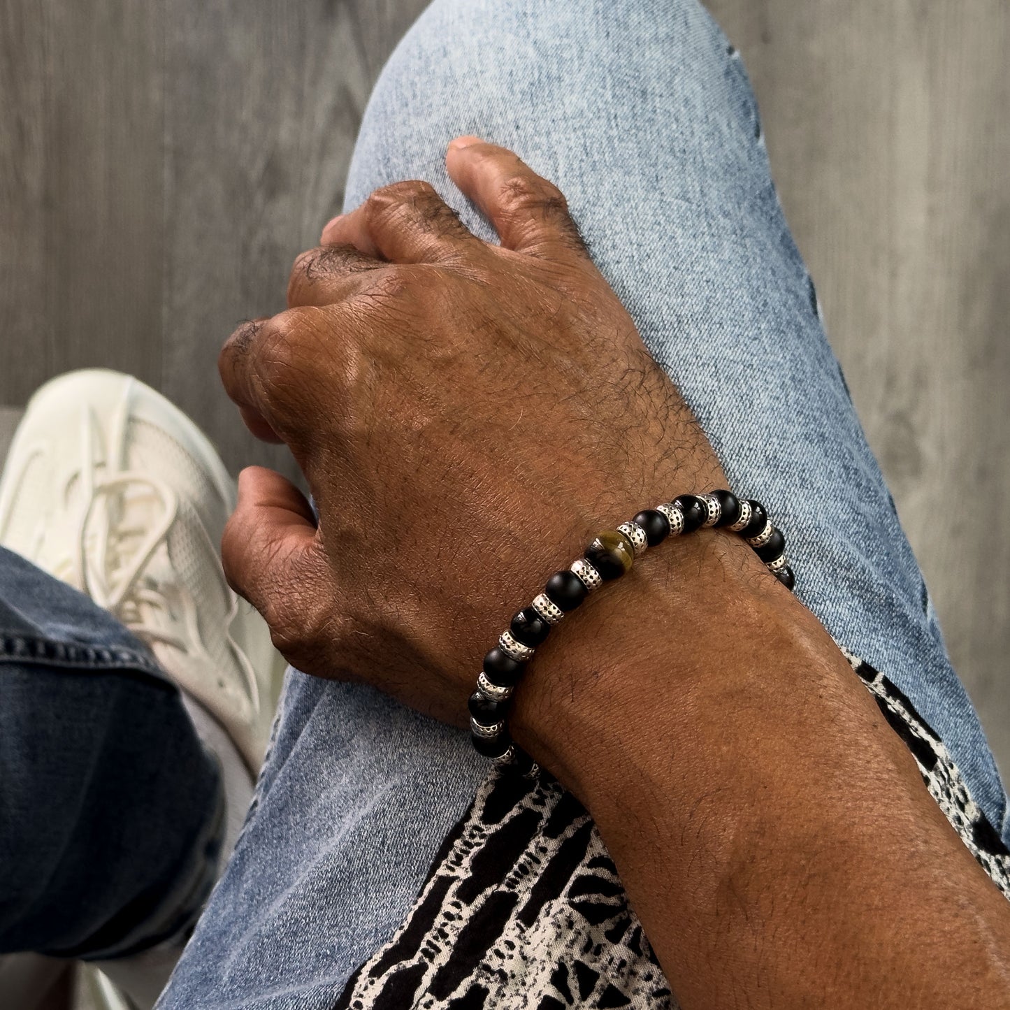 Onyx Beaded Bracelet
