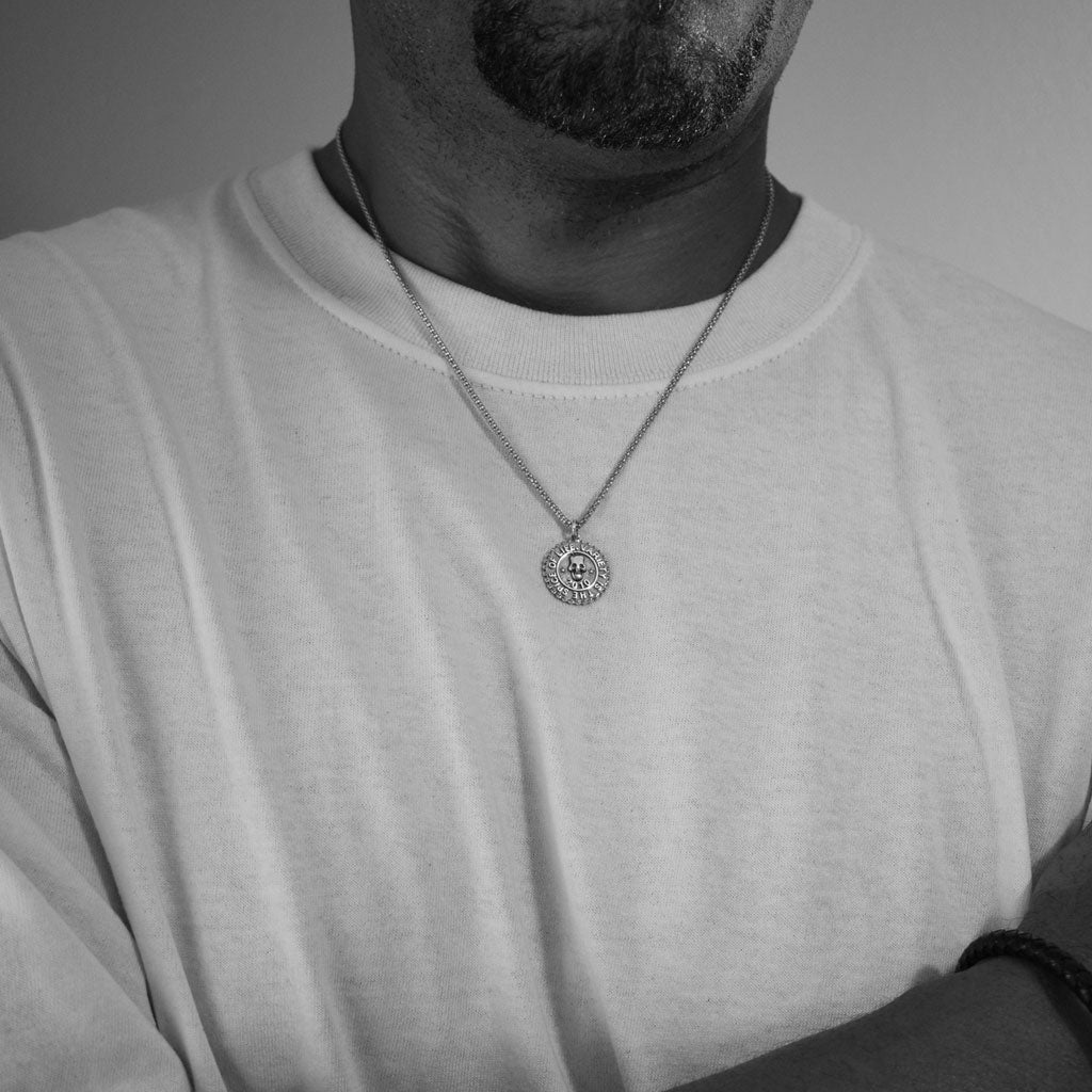 Sterling Silver Skull Necklace