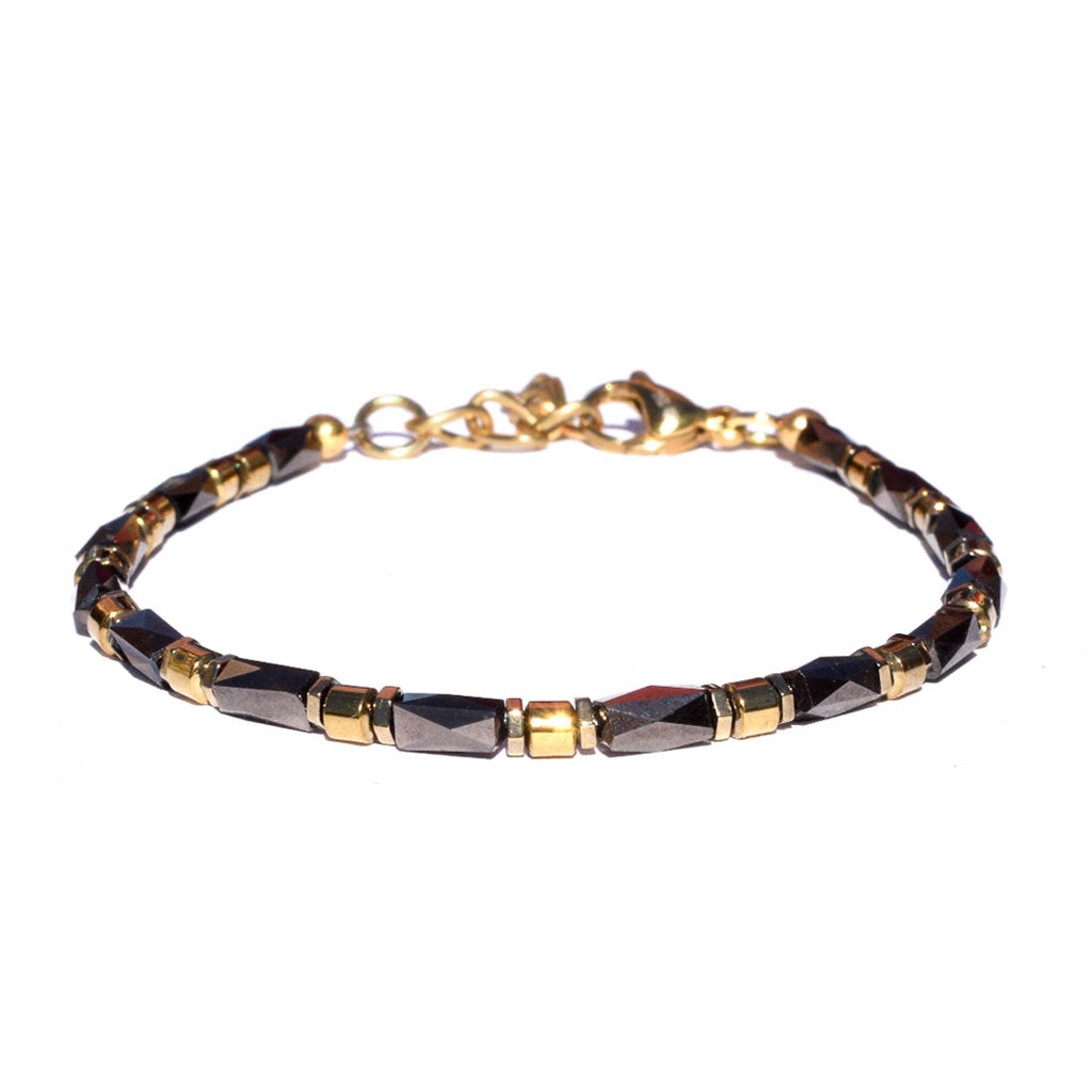Minimalist Brown Beaded Bracelet