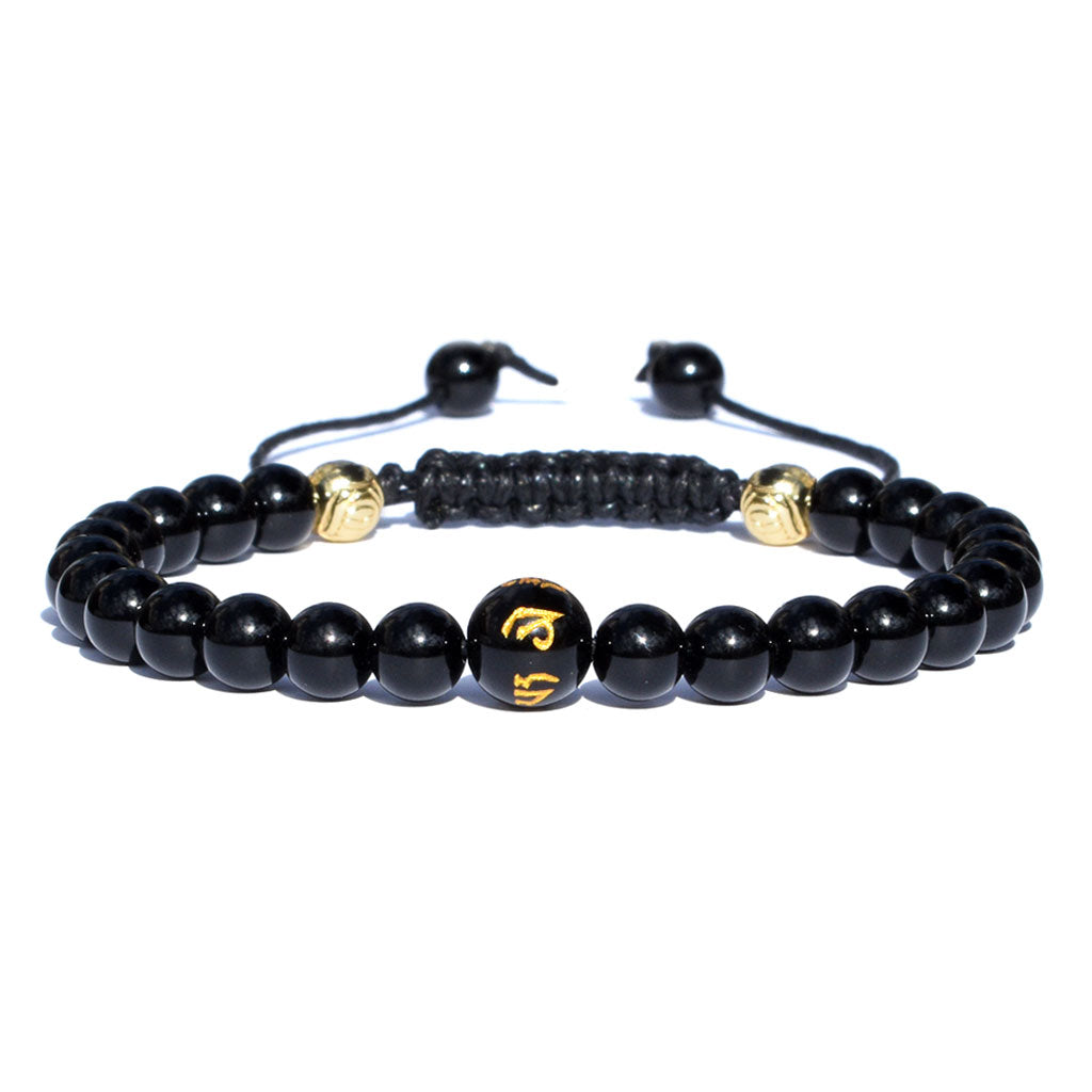 Macrame Cord Onyx Spiritual Bracelet