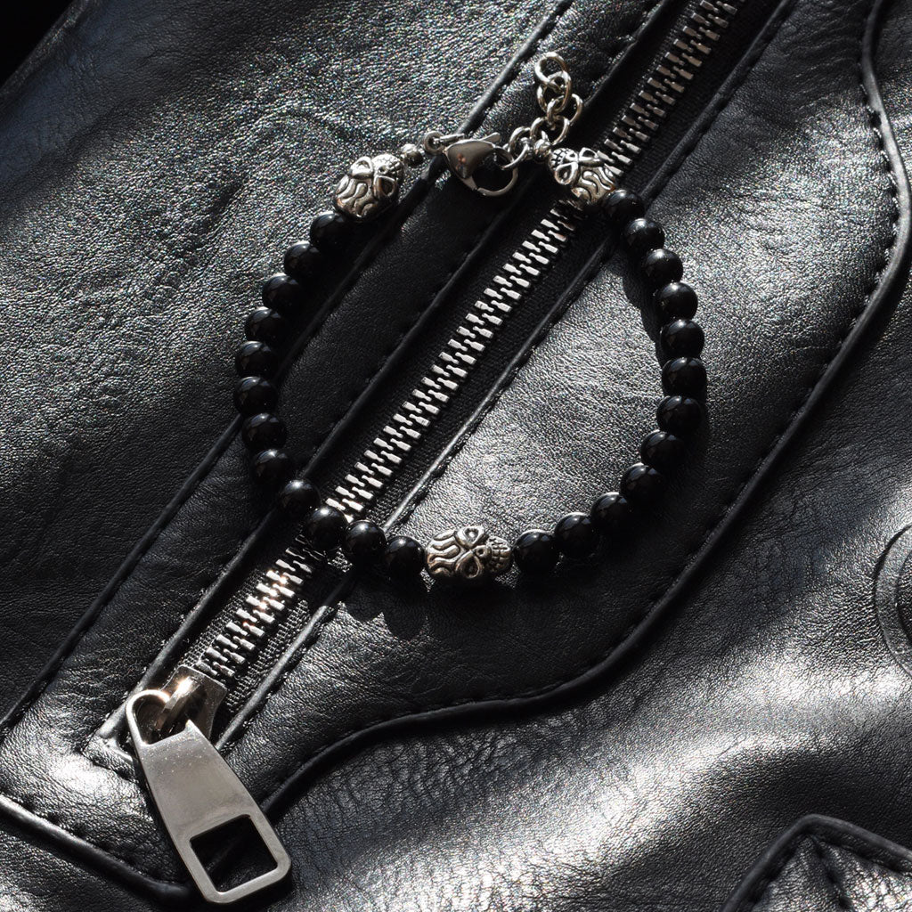 Skull Beaded Bracelet