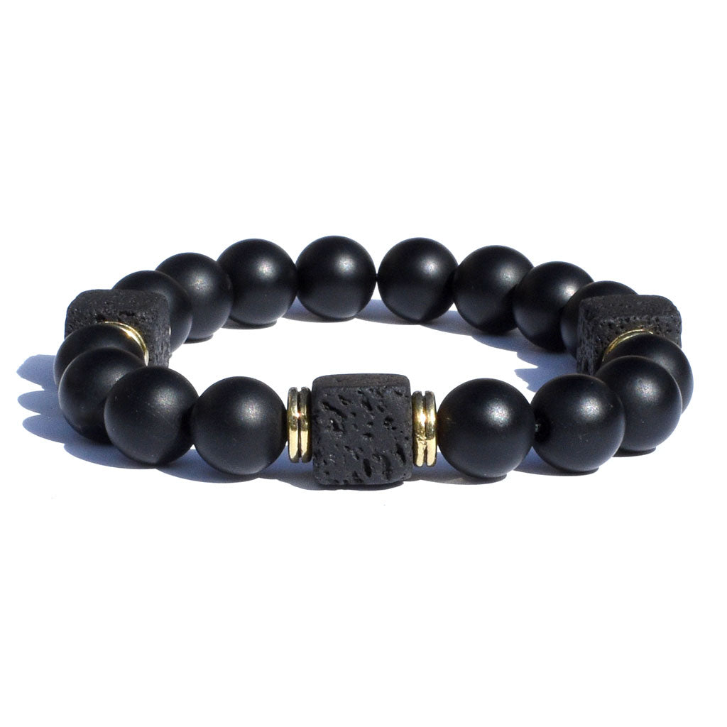 Lava Stone Beaded Bracelet