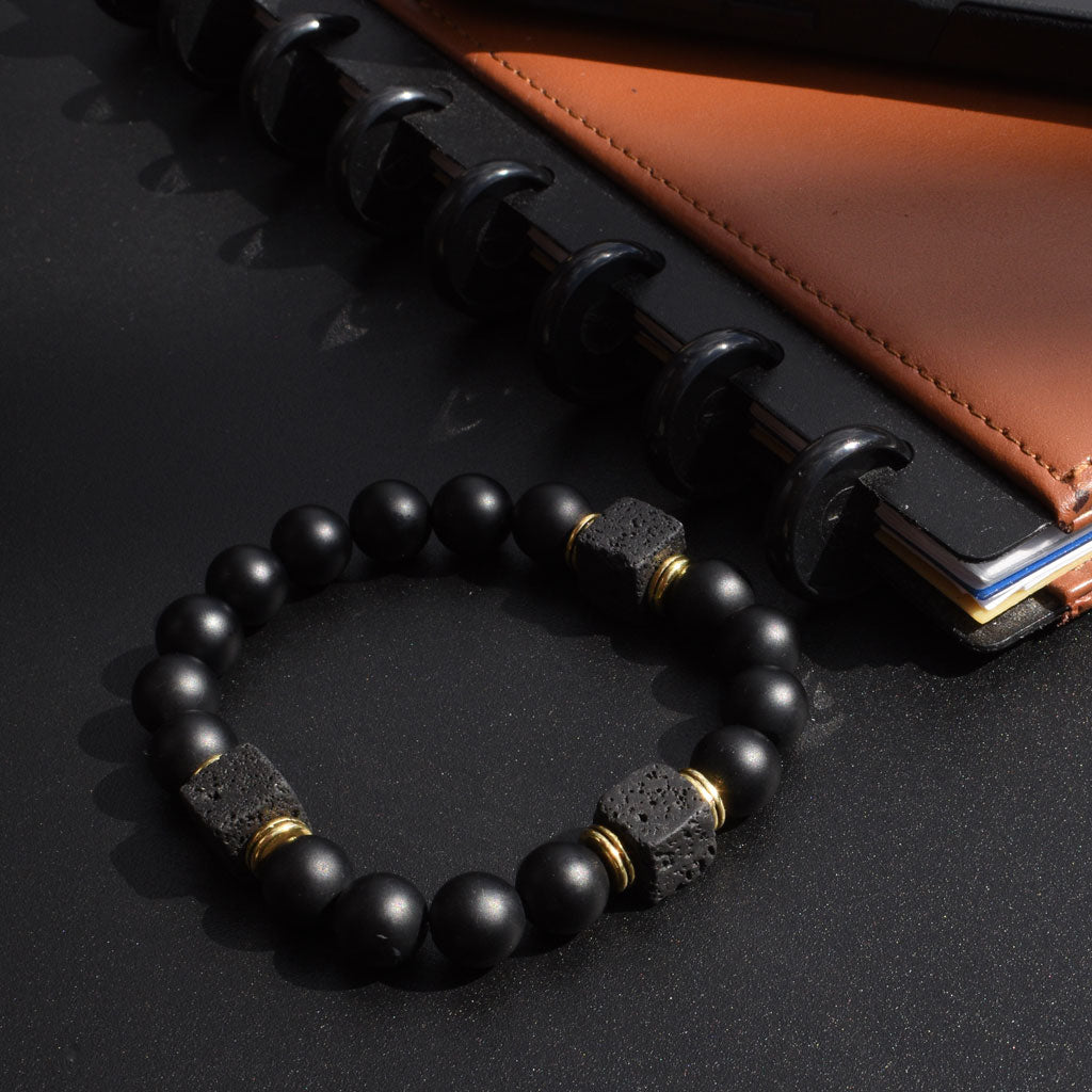 Lava Stone Beaded Bracelet