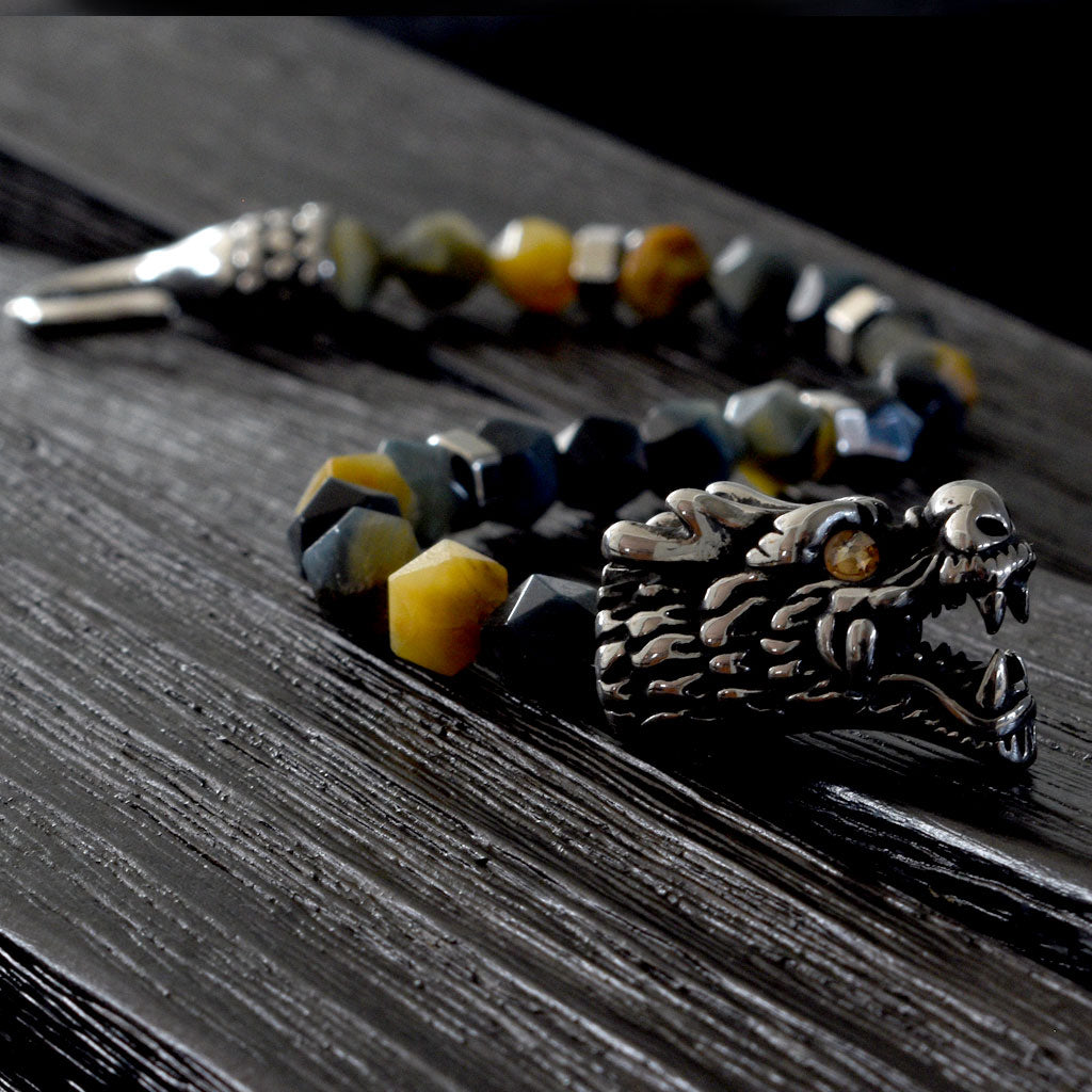 Stainless Steel Dragon Clasp Bracelet