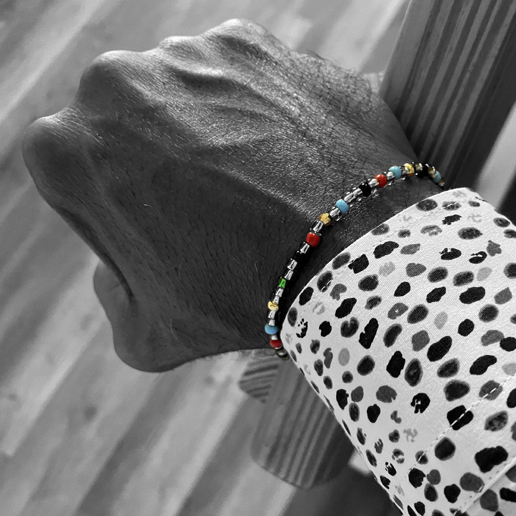 Minimalist Glass Beaded Bracelet