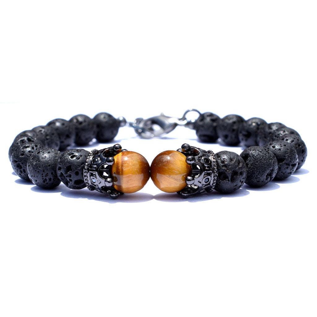 Crown Beaded Bracelet