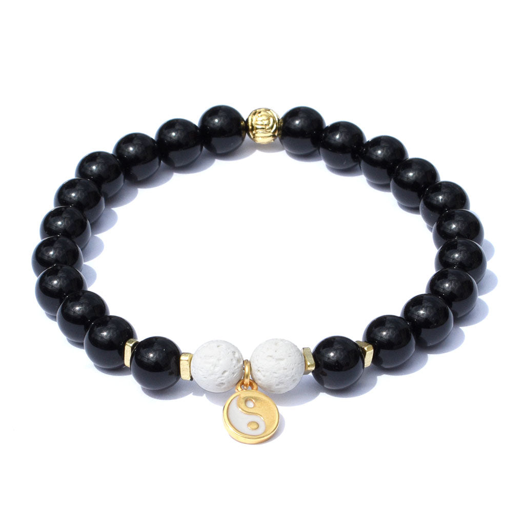 Spiritual Yin Yang Onyx Bracelet