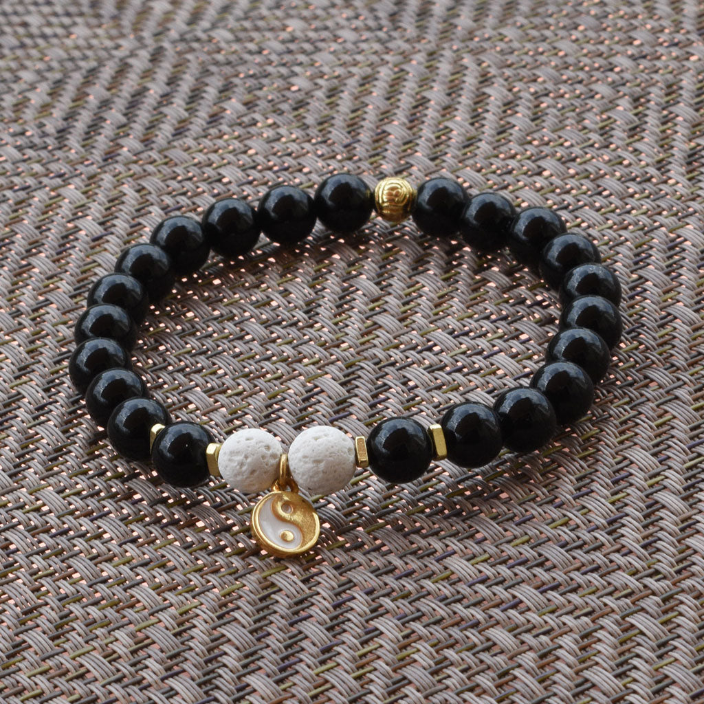 Spiritual Yin Yang Onyx Bracelet