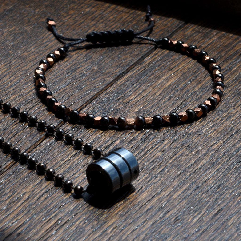 Copper Beaded Bracelet
