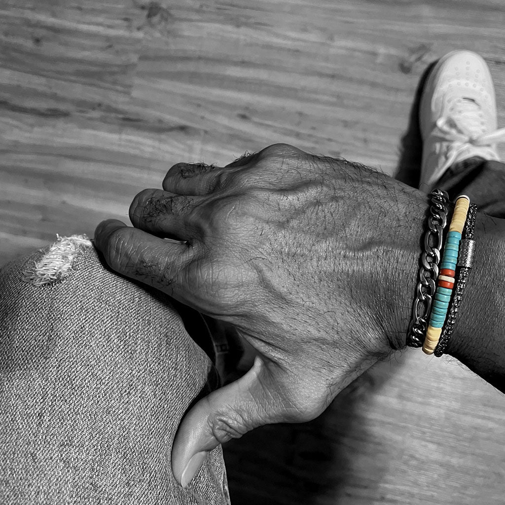 316L Figaro Adjustable Bracelet