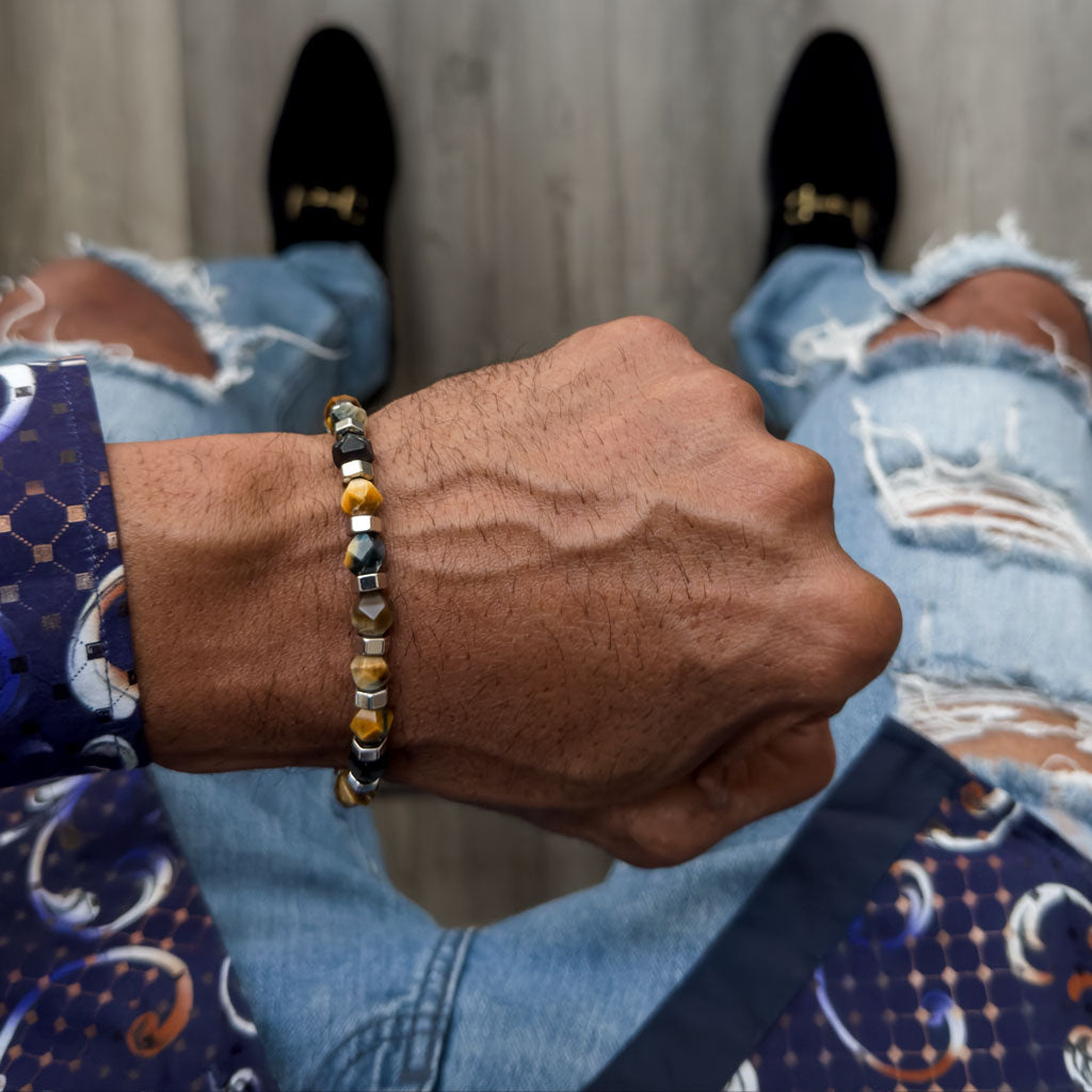 Hexagon Beaded Bracelet