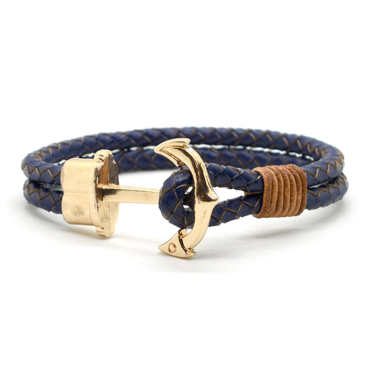 Gold Anchor clasp bracelet