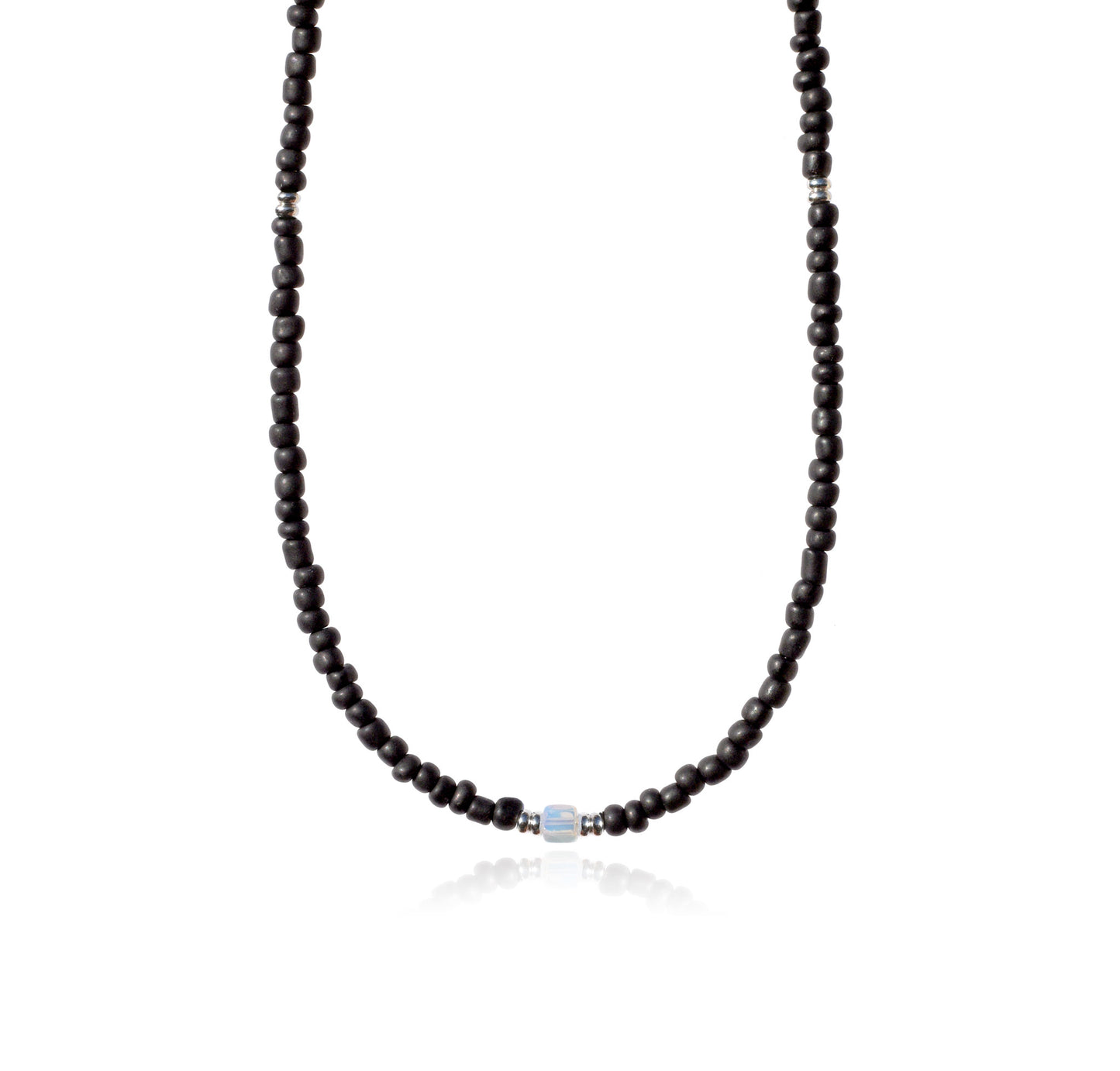Spiritual Sterling Silver Necklace
