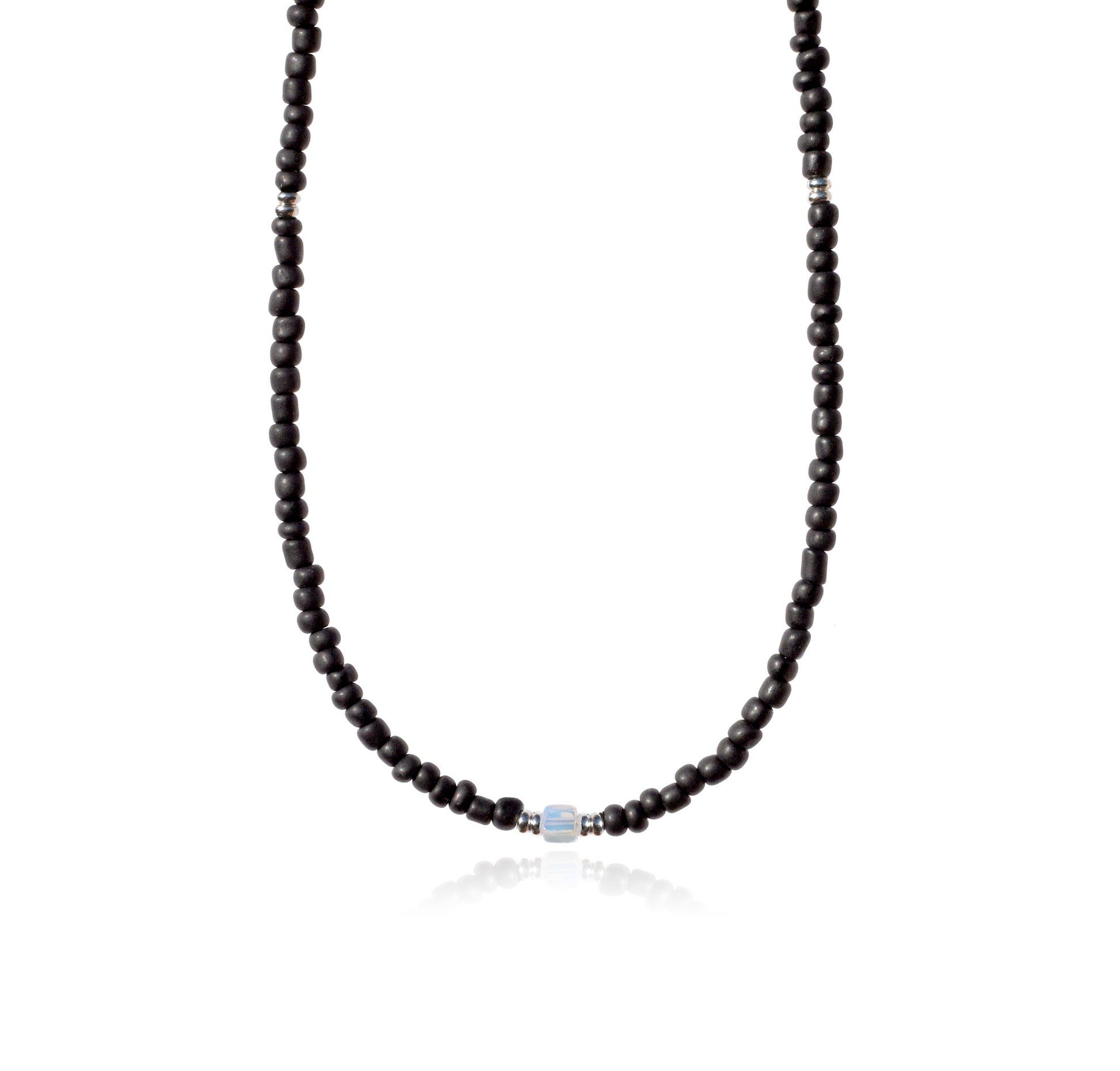 Spiritual Sterling Silver Necklace
