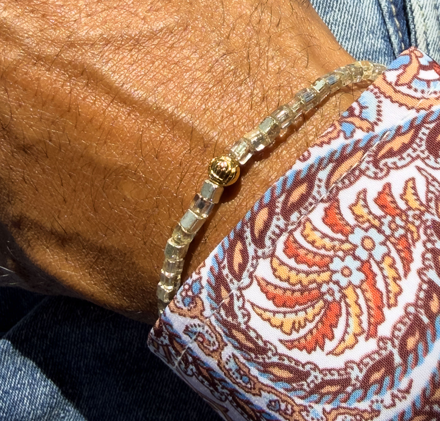 Gold Beaded Bracelet