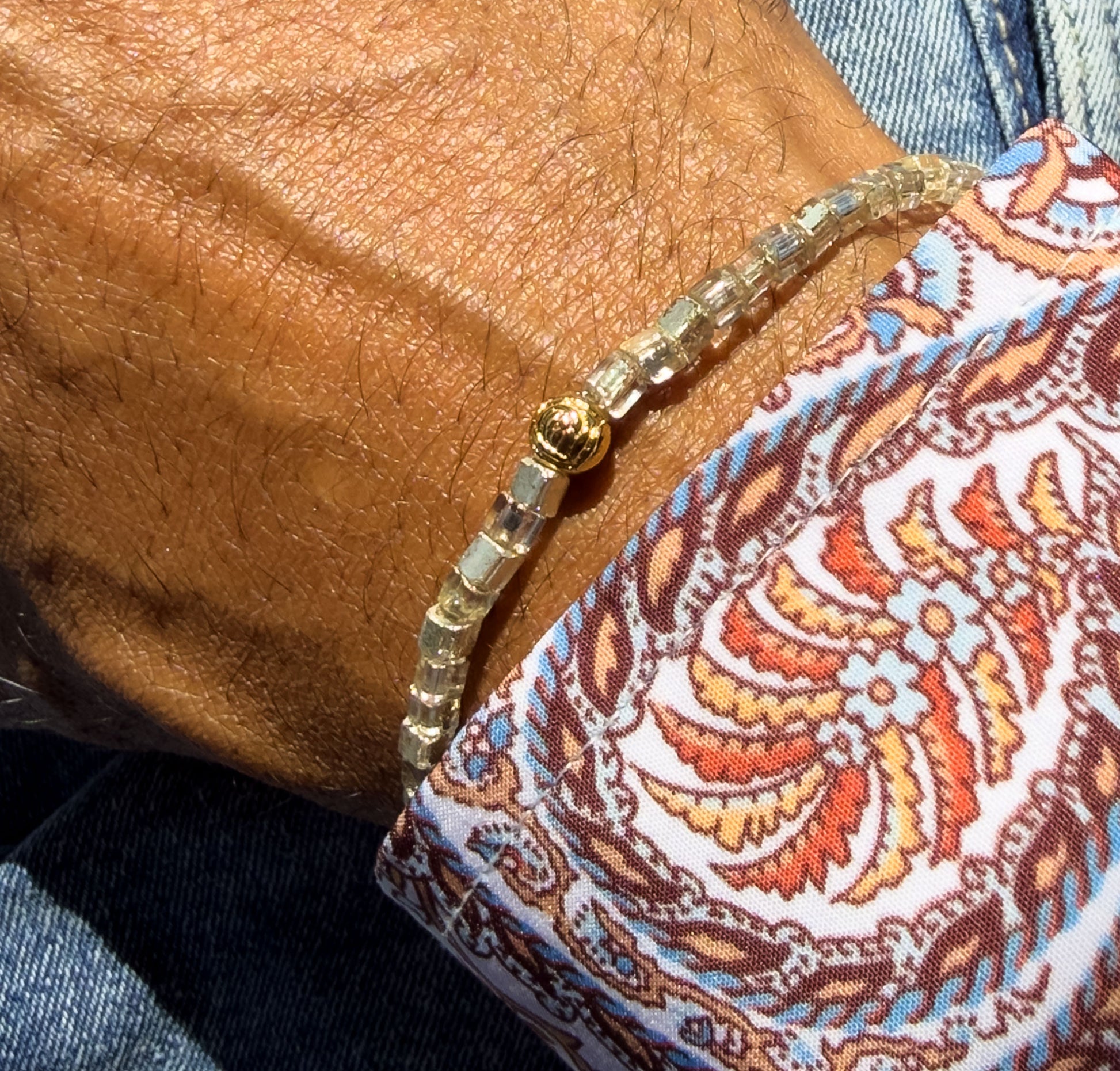 Gold Beaded Bracelet