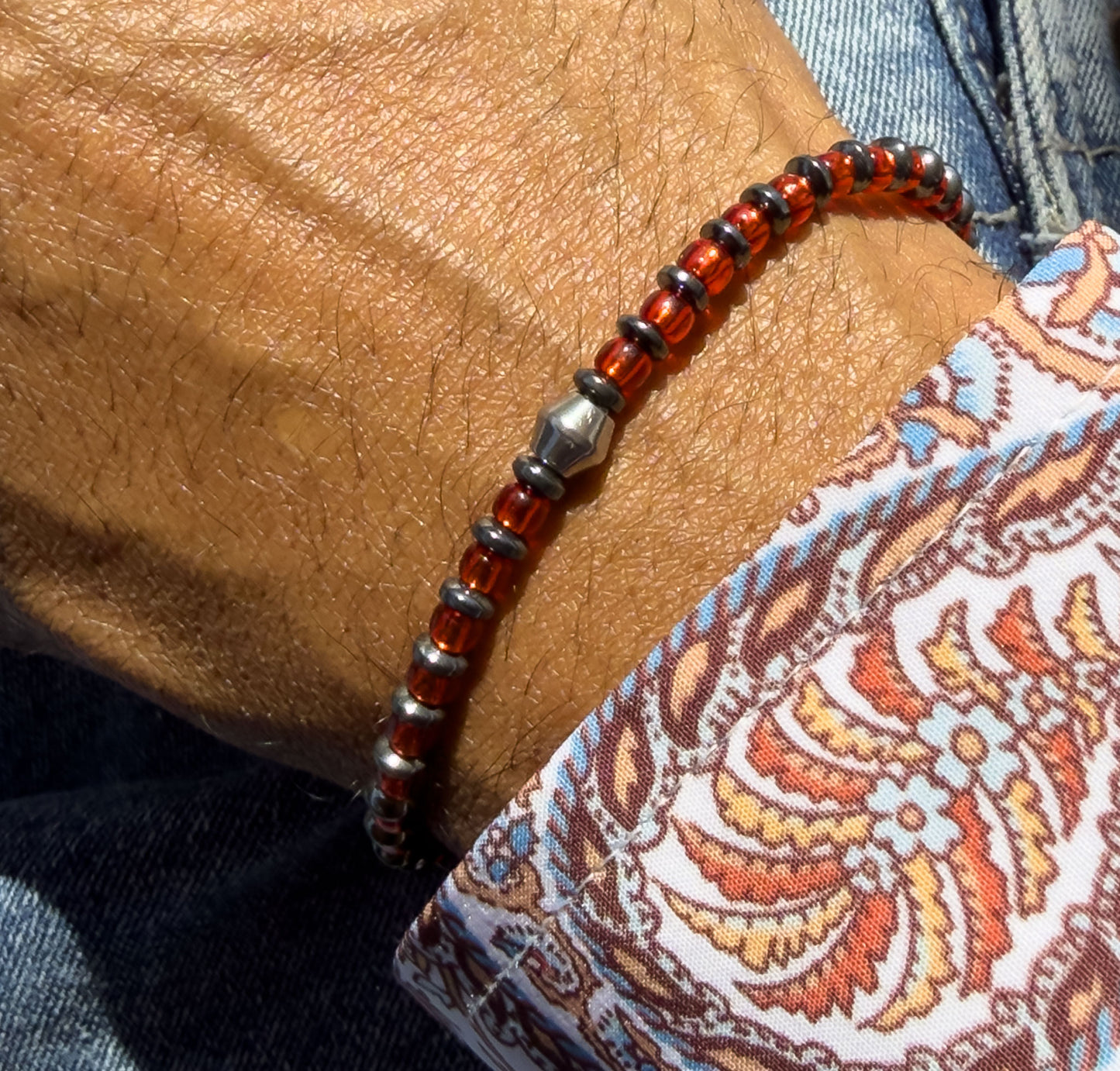 Red Beaded Bracelet Typhoon