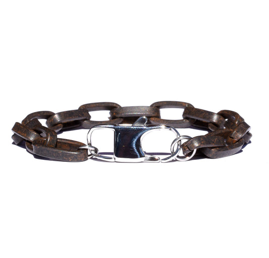 Rustic Brown Chain Bracelet