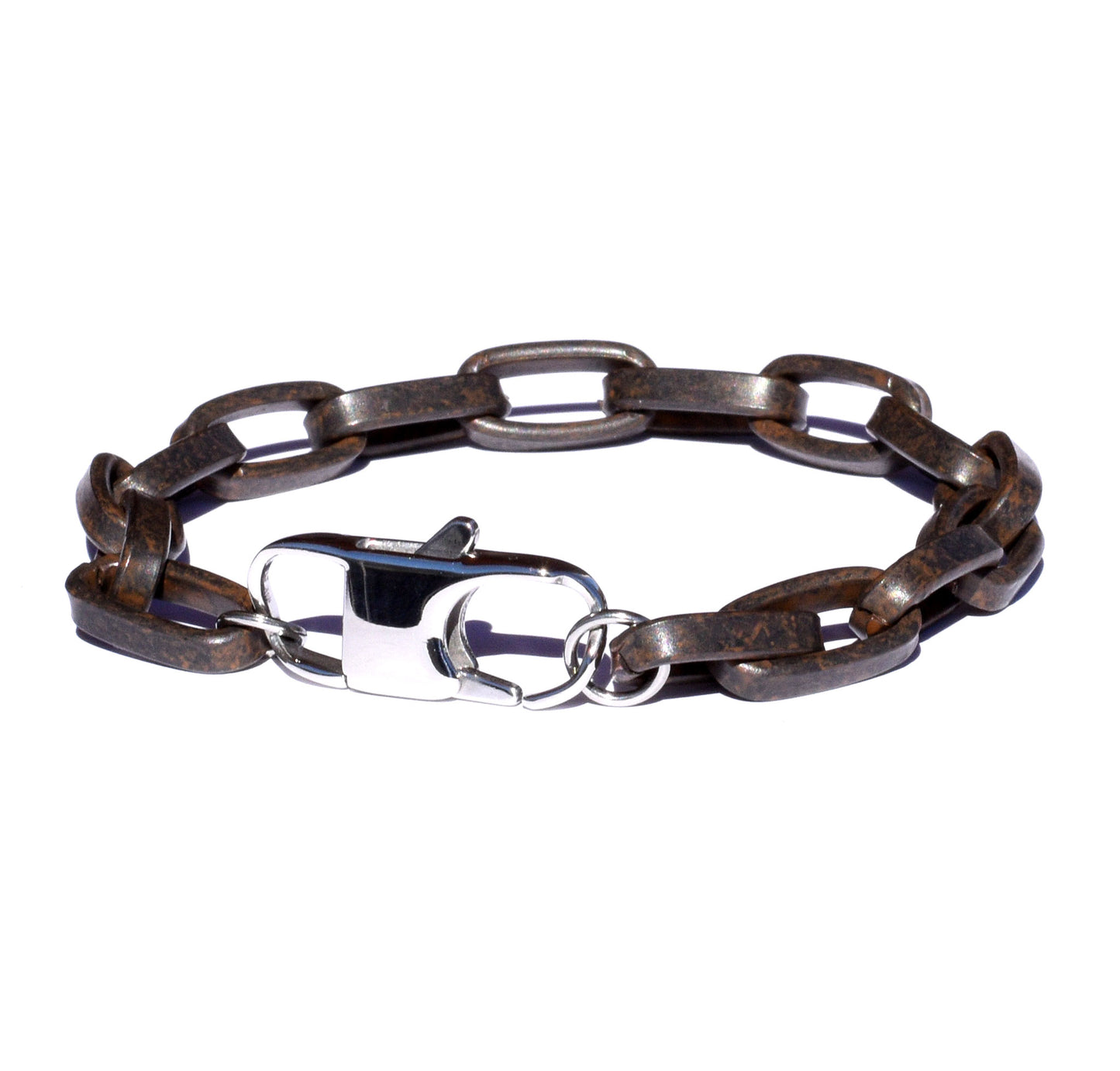 Rustic Brown Chain Bracelet