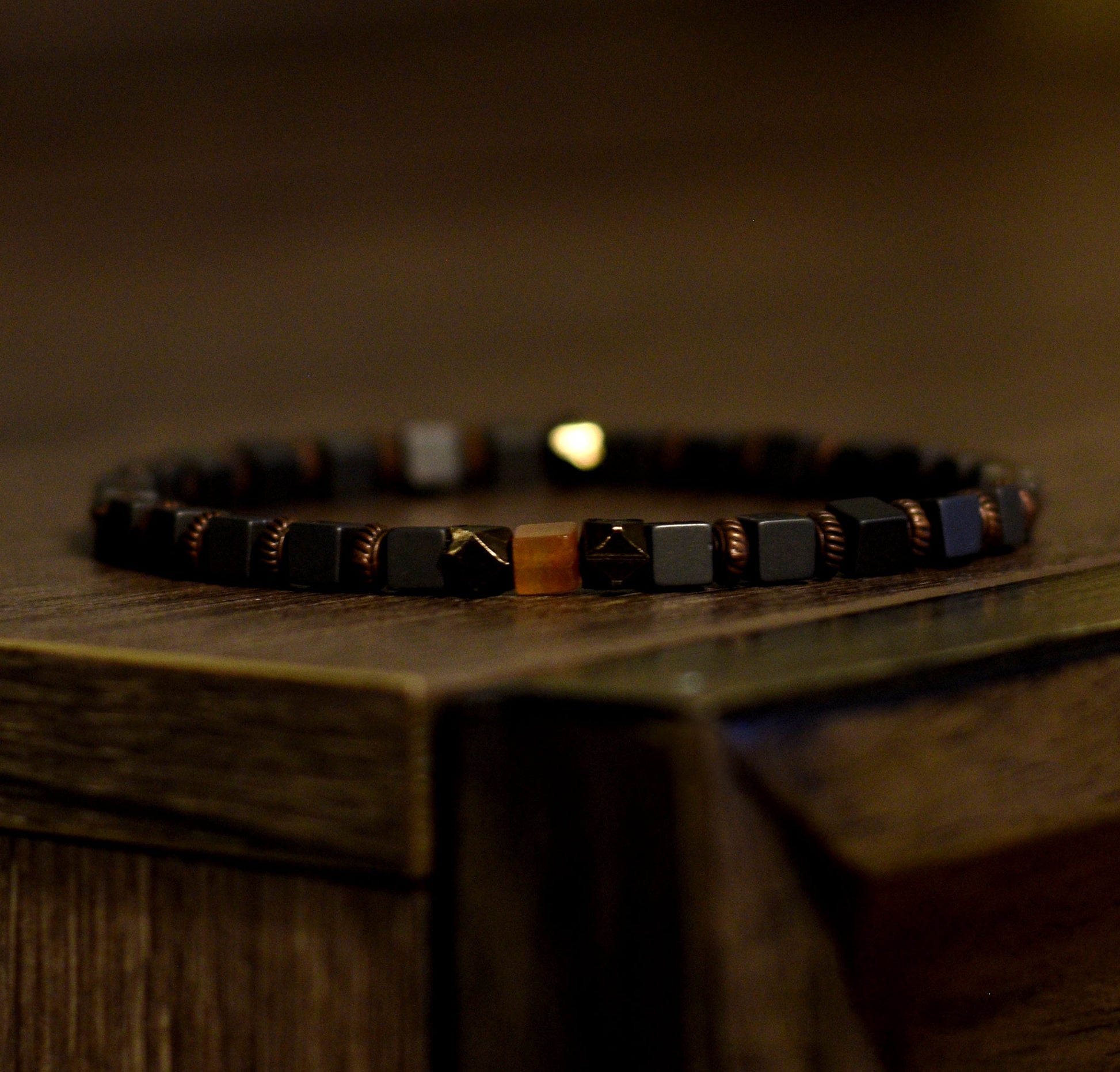 Minimalist Rustic Beaded Bracelet