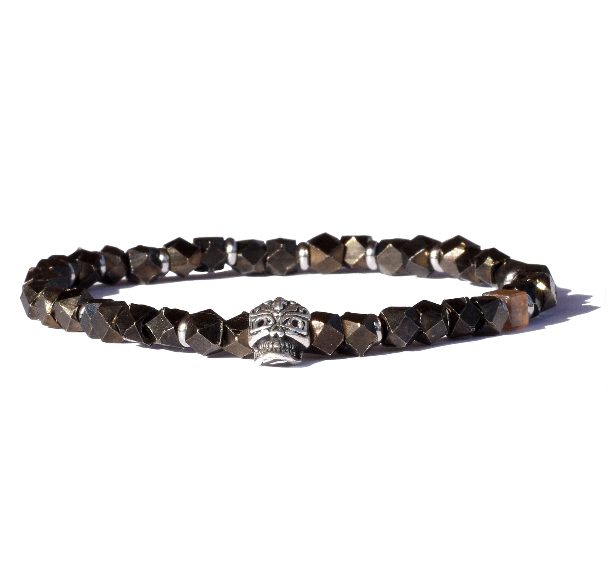 Sterling Silver Skull Bracelet