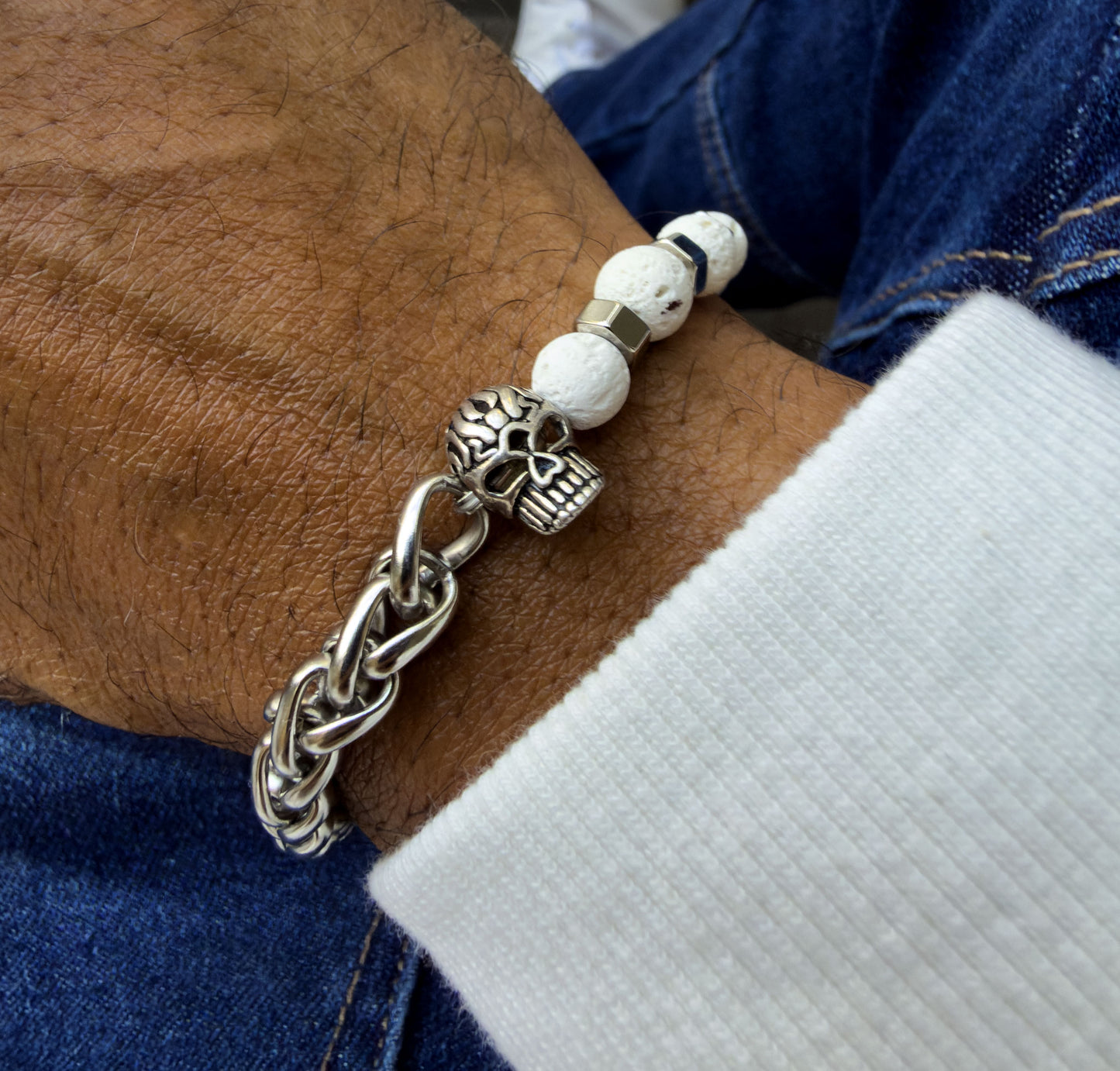 Skull Chain Bracelet