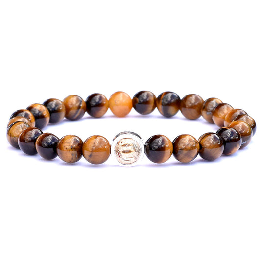 Spiritual Tiger Eye Beaded Bracelet